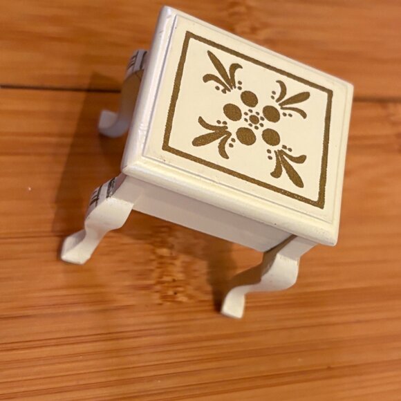 Living Room Dollhouse Miniature Set - Bookcase, Coffee Dinner Table, Side Table - Picture 8 of 8